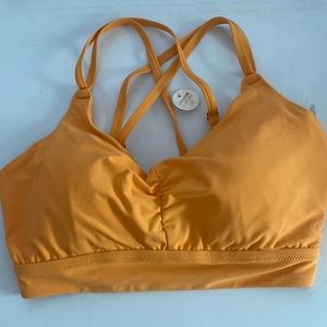 Calia orange bikini top size medium